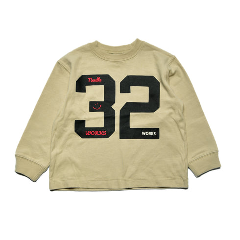 【100~120】★NEEDLEWORKS★肉厚天竺32ロンT(2224119)